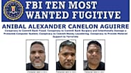Cartel de los más buscados de Aníbal Alexander Canelón Aguirre.