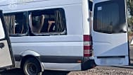 Five people have been killed and seven injured after a Russian drone strike on a minibus in the Nikopol district