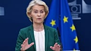 Ursula von der Leyen pictured making a speech in September 2026