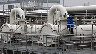 Der Gasspeicher Rehden in Niedersachsen im Jahr 2009.