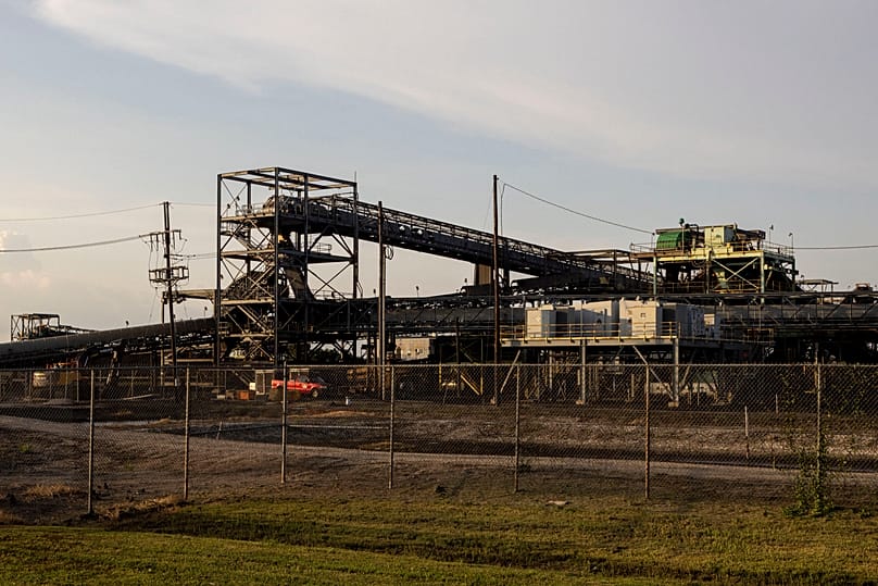 Der LNG-Exportterminal von Plaquemines in Port Sulphur, im Bundesstaat Louisiana.