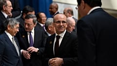 ARŞİV - Mehmet Şimşek, Washington'daki IMF merkezinde düzenlenen Dünya Bankası/IMF Bahar Toplantıları'na katıldı, 15 Nisan 2016.