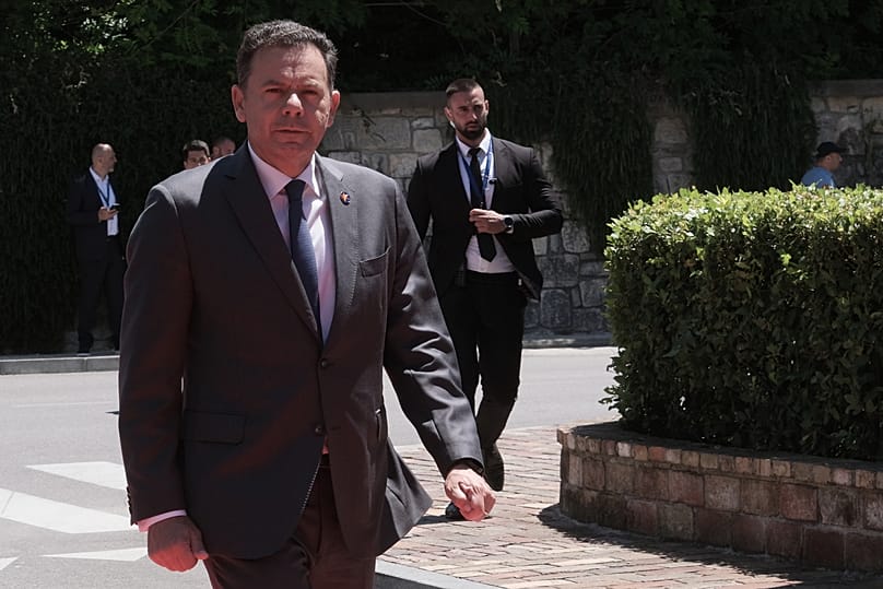 Portuguese Prime Minister Luís Montenegro in Tivat, Montenegro, 5 June 2026. 