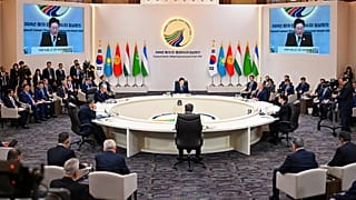 Leaders of South Korea and the five Central Asian states attend the first Korea–Central Asia Summit in Seoul, 16 September 2026.