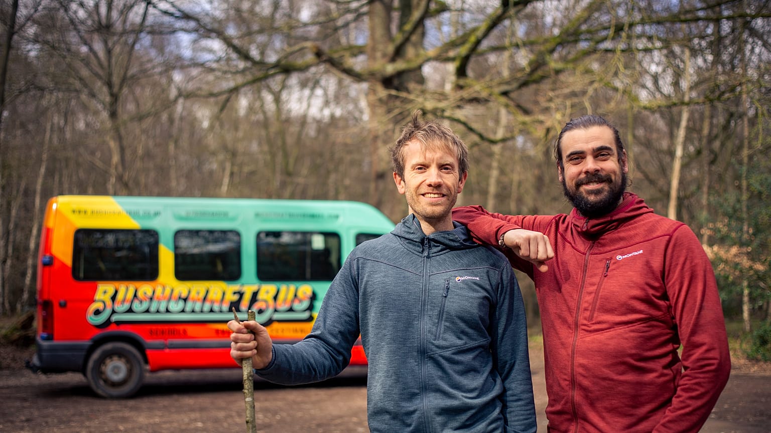 Jim Todd and Tom Young are co-founders of Bushcraft Bus, the mobile home of wilderness and nature education.