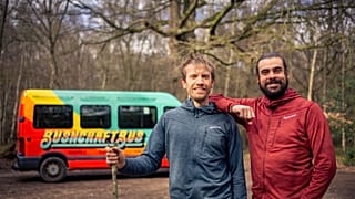 Jim Todd and Tom Young are co-founders of Bushcraft Bus, the mobile home of wilderness and nature education.