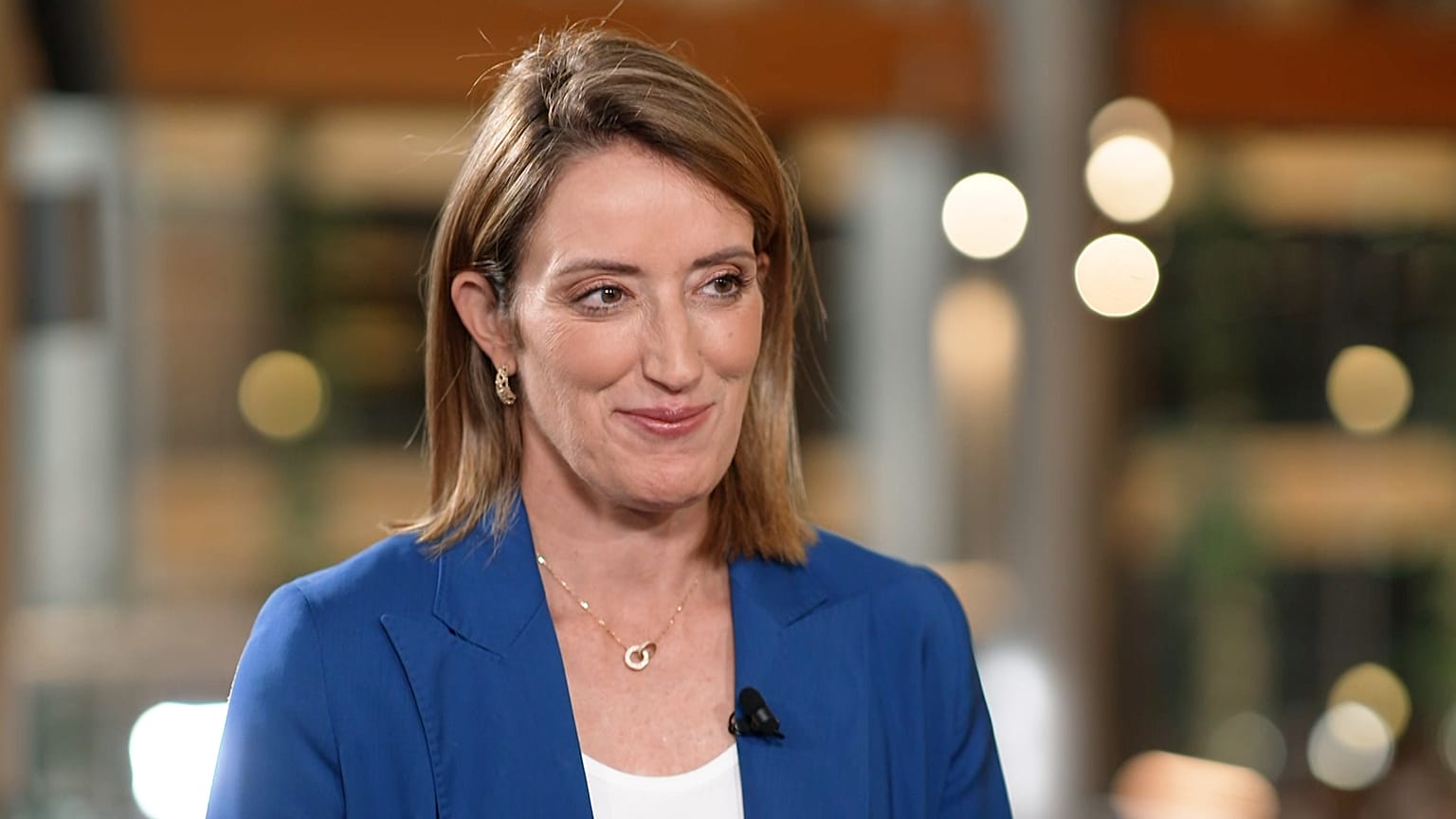 European Parliament President Roberta Metsola