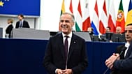 Canada's Prime Minister Mark Carney, arrives to attend the annual State of the European Union at the European Parliament in Strasbourg