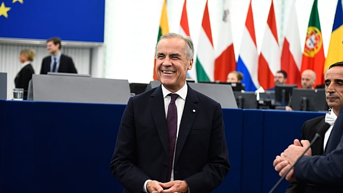 EU - Canada: Standing ovation for Mark Carney at European Parliament