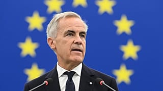 Mark Carney in Strasbourg.