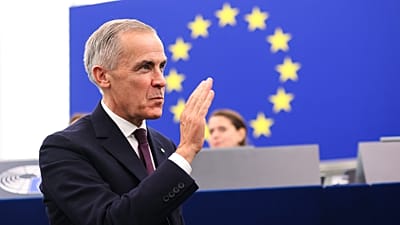 Mark Carney in Strasbourg.