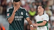 Kylian Mbappé durante el partido del Real Madrid contra el Elche, el 15 de septiembre de 2026.