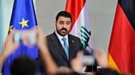 رئيس الوزراء العراقي علي الزيدي يحضر مؤتمرا صحفيا في برلين، ألمانيا، الثلاثاء 15 سبتمبر 2026. (AP Photo/ماركوس شرايبر)