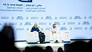 UAE president's diplomatic adviser Dr Anwar Gargash speaks at the Arab Media Summit in Dubai, 17 September 2026