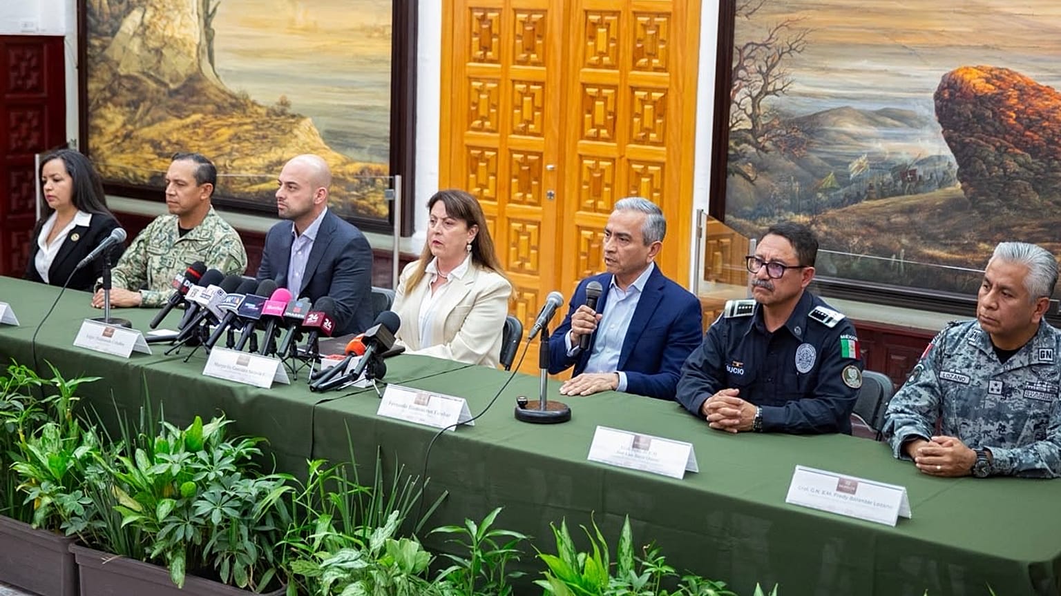 Fernando Blumenkron, fiscal general del estado de Morelos, en rueda de prensa, el 17 de septiembre de 2026.