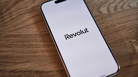 FILE. Revolut app shown on smartphone