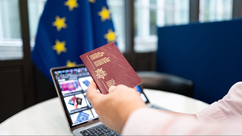 Il passaporto dell'UE.