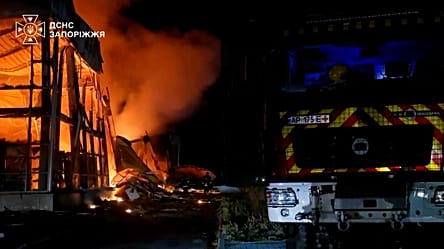 Russian drones devastate shopping mall in Zaporizhzhia city