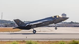 Eine deutsche F-35 in Fort Worth, Texas