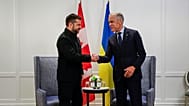 Volodymyr Zelenskyy and Mark Carney.