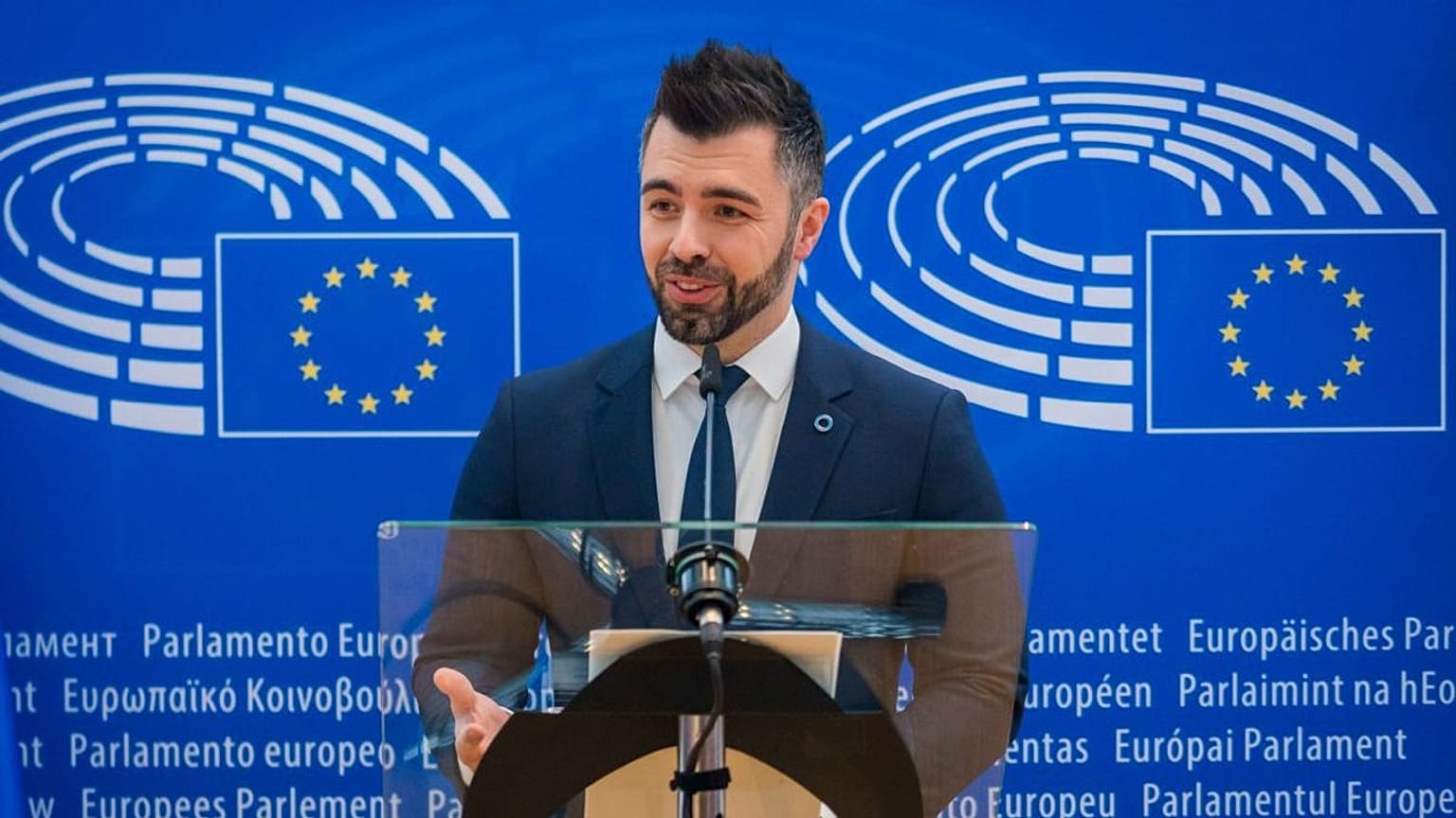 Dr. Kulja András tiszás ep-képviselő az Európai Parlamentben