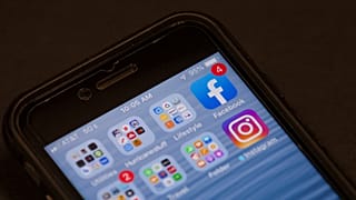 FILE - In this Oct. 29, 2019, file photo, smartphone apps are shown, in Miami, USA.