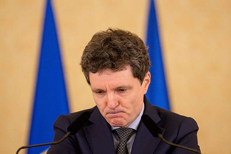 Presidente romeno Nicusor Dan. 17 de setembro de 2026