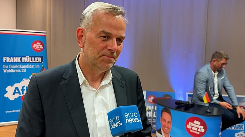 AfD-Spitzenkandidat in Mecklenburg-Vorpommern, Leif-Erik Holm, am 17.09.2026