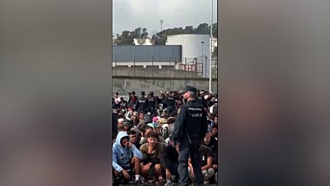 Migrants in Ceuta
