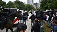 Συγκρούσεις της αστυνομίας με τους διαδηλωτές