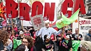 Manifestación en Buenos Aires en contra de la reforma económica de Milei, 19 de septiembre de 2026