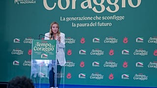 La premier italiana Giorgia Meloni