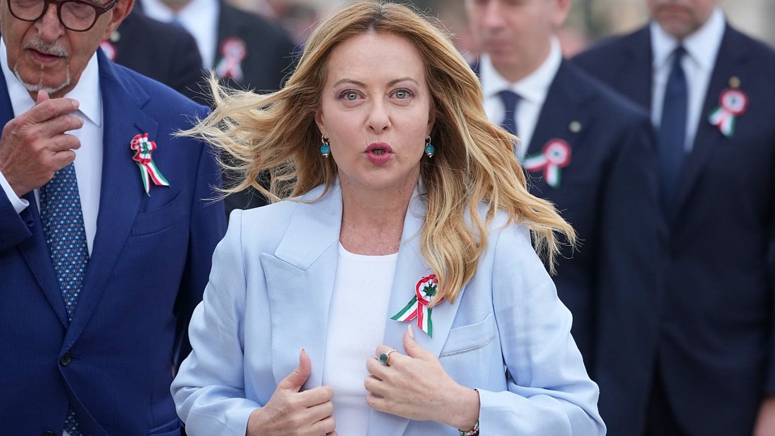 جورجا ملونی نخست‌وزیر ایتالیا 