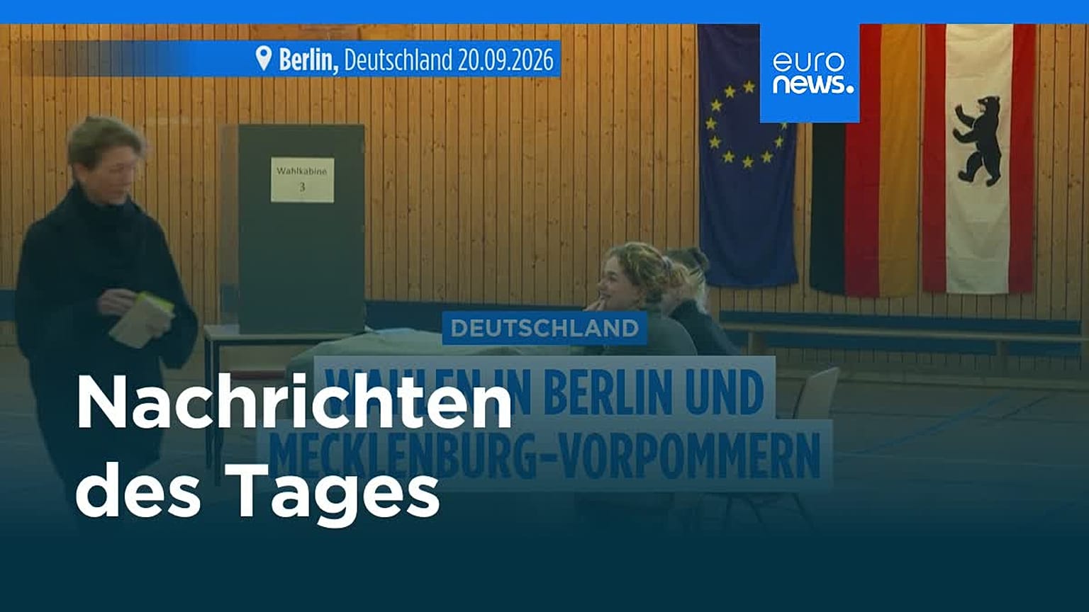 Nachrichten des Tages | 20. September 2026 - Abendausgabe