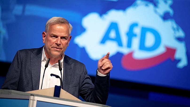 Leif Erik Holm, Ministerpräsidentenkandidat der AfD in Mecklenburg-Vorpommern liegt mit über 37% vorn