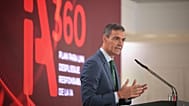El presidente del Gobierno, Pedro Sánchez, durante su intervención en el acto. | Pool Moncloa/Sandra Armada. La Moncloa, Madrid - 21.9.2026