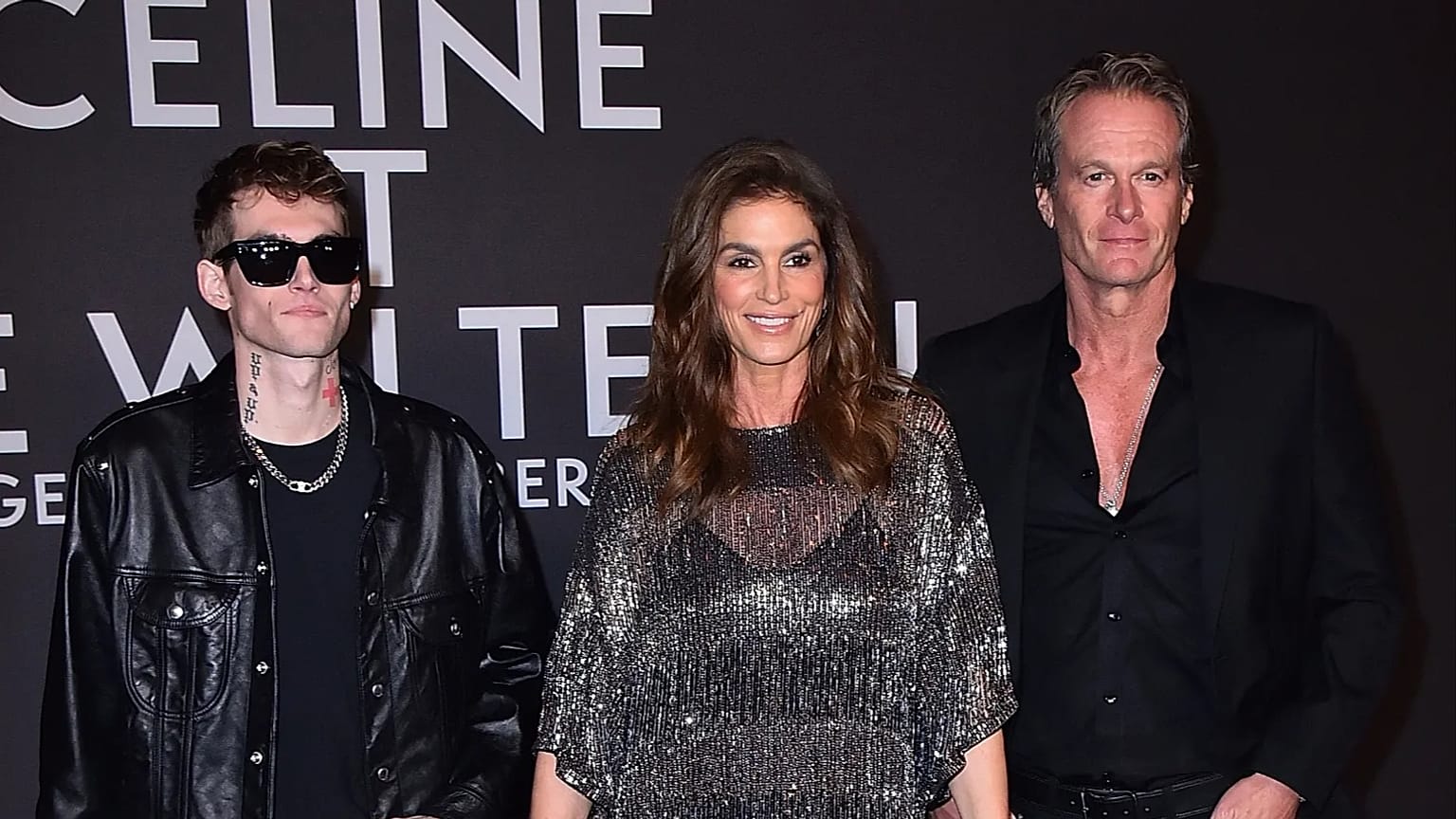 Presley Gerber mit seinen Eltern