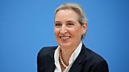 AfD-Co-Parteivorsitzende Alice Weidel in der Bundespressekonferenz in Berlin, 21. September 2026