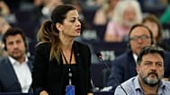 Rego pronuncia un discurso en el Parlamento Europeo en Estrasburgo, en el este de Francia, en una foto de archivo del miércoles 3 de julio de 2019