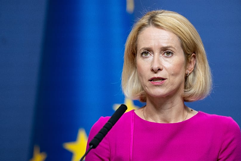 Kaja Kallas quer um reforço da missão da UE no Mar Vermelho