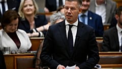 Magyar Péter miniszterelnök napirend előtt szólal fel az Országgyűlés plenáris ülésén 2026. szeptember 21-én.