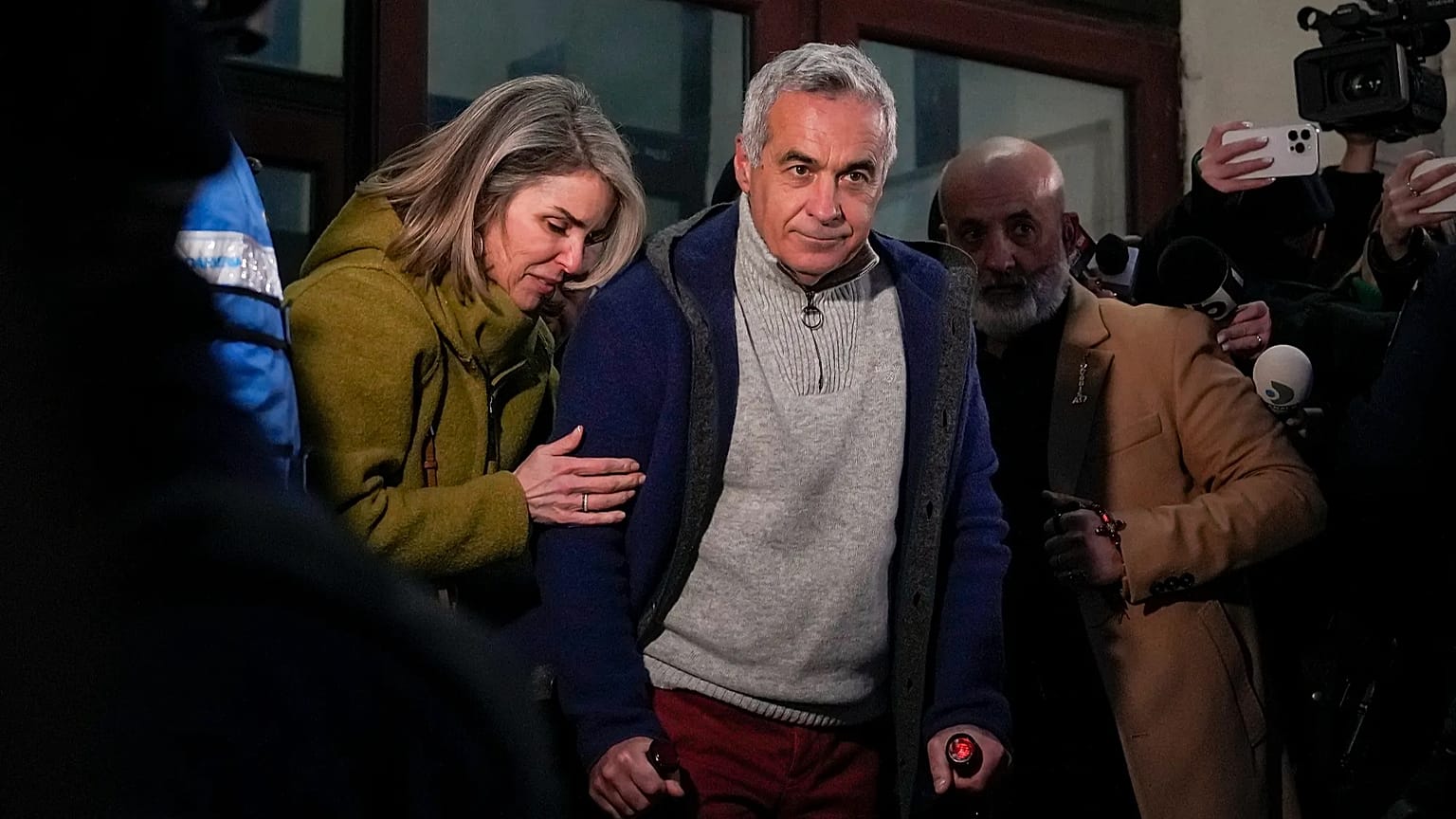 Georgescu in Bucharest, Romania, Wednesday, Feb. 26, 2025. 