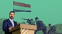 علی الزیدی، نخست‌وزیر عراق و شبه‌نظامیان عراقی مورد حمایت ایران
