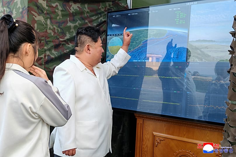 Kim Jong-un watches missile tests in an undisclosed location in North Korea, 20 September, 2026