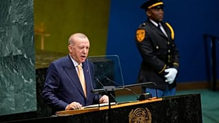 Turkey's President Recep Tayyip Erdogan speaks during the 81st session of the United Nations General Assembly at UN headquarters in New York, 22 September 2026