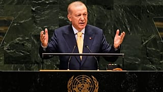 Turkey's President Recep Tayyip Erdogan speaks during the 81st session of the United Nations General Assembly at UN headquarters in New York, 22 September 2026
