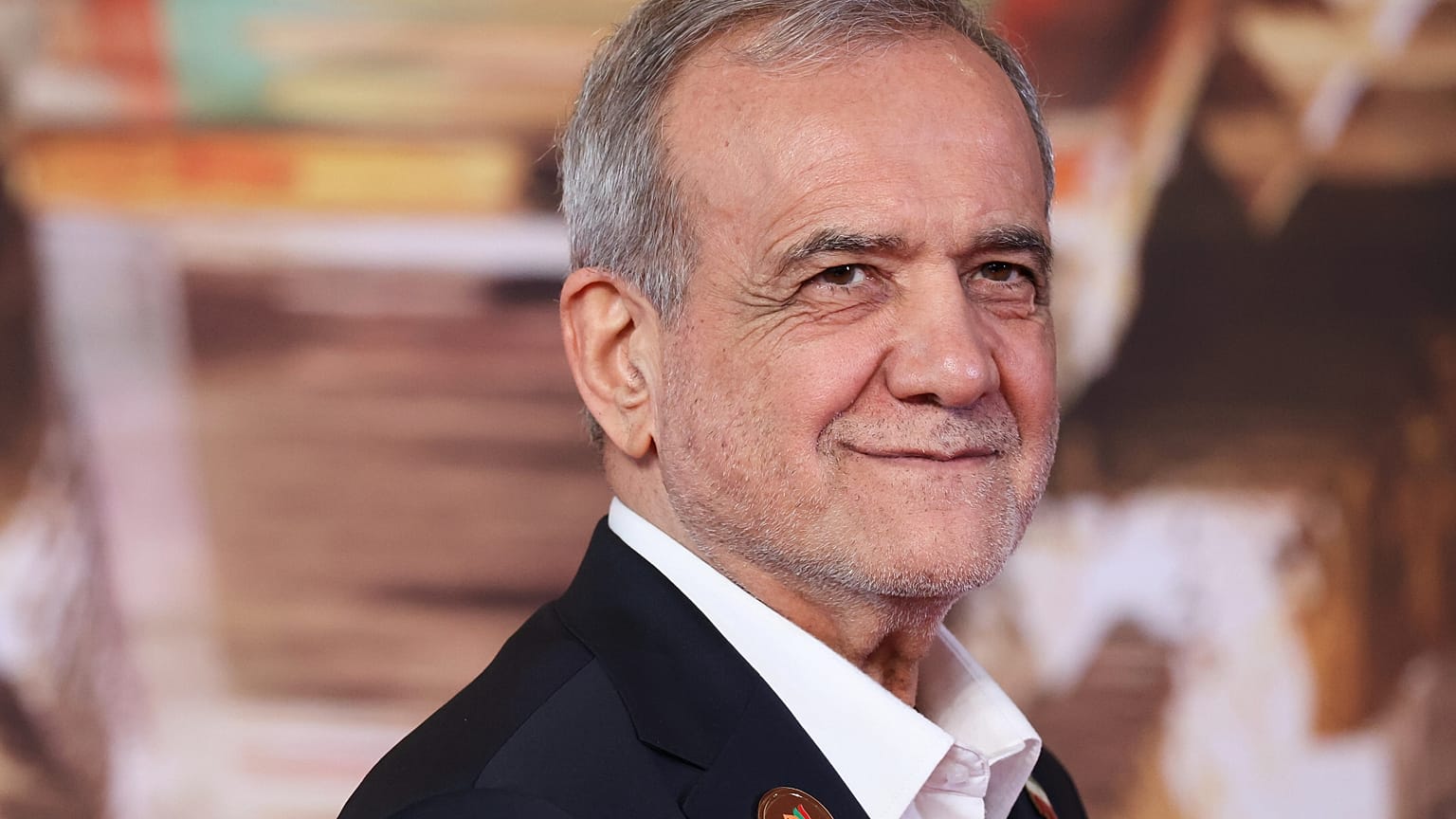 الرئيس الإيراني مسعود بزشكيان خلال قمة بريكس في نيودلهي بالهند، السبت 12 سبتمبر/أيلول 2026.