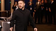 Volodimir Zelenszkij ukrán elnök a New York-i ENSZ Közgyűlésre érkezik 2026. szeptember 22-én 