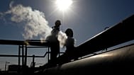 FILE: A Libyan oil worker at a refinery inside the Brega oil complex, in Brega, eastern Libya, 26 February 2011