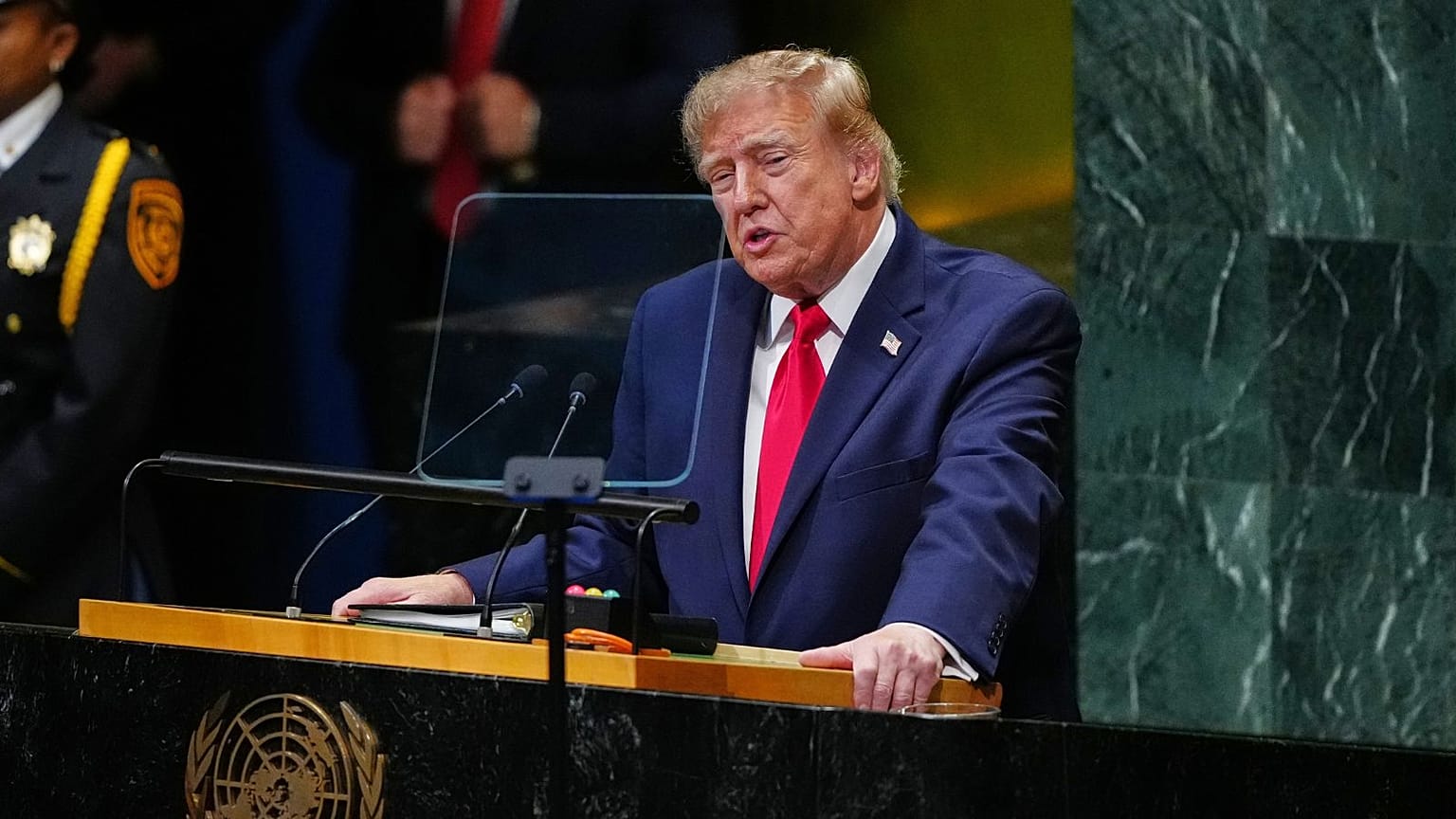 سخنرانی رئیس‌جمهوری آمریکا در مجمع عمومی سازمان ملل متحد